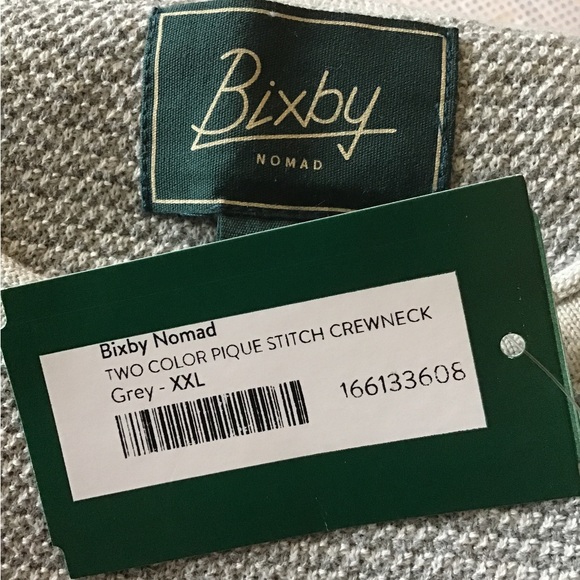 🌎NWT BIXBY BY NOMAD 🏈 XXL GREY CREWNECK - Picture 7 of 10